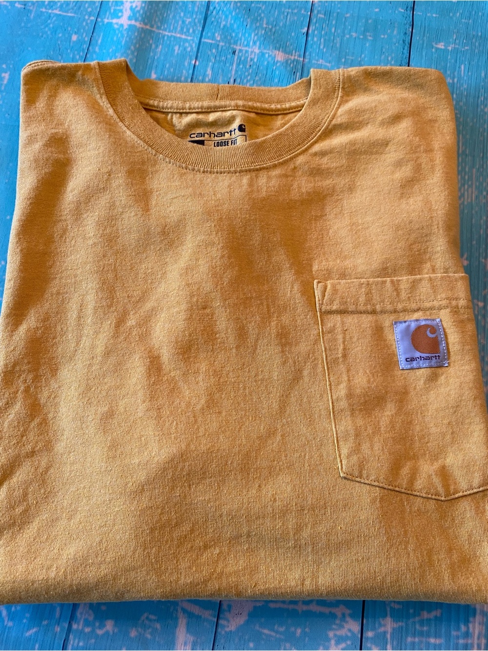 Carhartt Pocket Tee in Mustard